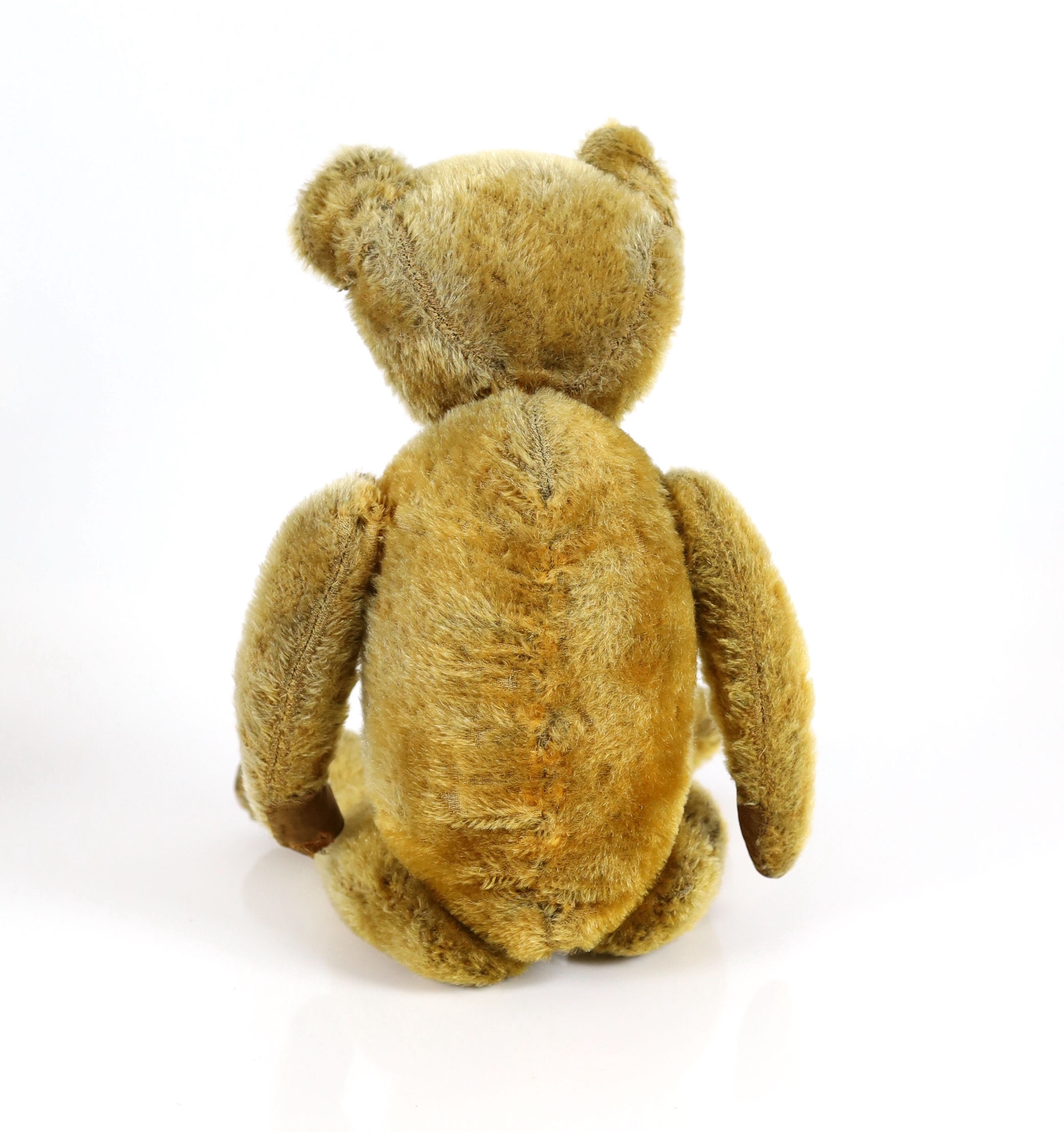 An early bear, possibly American c.1913, 40cm, in good condition, old repairs to paws